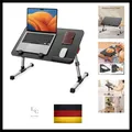 Produktbild: Tisch, Betttisch höhenverstellbar, mit 4 einstellbare Winkel, Klappbarer Lapd...
