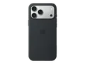 Produktbild: APPLE Silikon Case mit MagSafe, Backcover, Apple, iPhone 17 Pro Max, Schwarz