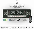 Produktbild: Dietz Retro Autoradio DAB+ USB BT Radio FB RETRO301DAB black + Scheibenantenne