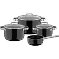 Produktbild: WMF Fusiontec Mineral Pro Topf- und Pfannenset 4-teilig Schwarz