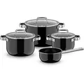Produktbild: WMF Topf-Set Fusiontec Mineral Pro schwarz 4-tlg., 4 Set