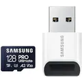 Produktbild: Samsung microSD Card PRO Ultimate 128 GB inkl. USB-Kartenleser