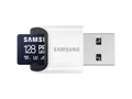 Produktbild: SAMSUNG MicroSDXC-Speicherkarte PRO Ultimate (2023) 128GB inkl. USB-Kartenleser