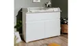 Produktbild: Wickelkommode Wickeltisch Kommode Blanc weiß 2 Schubkästen inkl. Wickelaufsatz