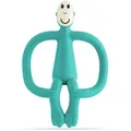 Produktbild: Matchstick Monkey Teething Toy and Gel Applicator Beißring mit 2 in 1 Bürste Green 1 St.