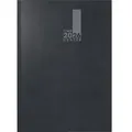 Produktbild: Buchkalender 725 TimeCenter 14,8x20,8cm 1 Woche/2 Seiten Baladek-Einband schwarz 2026