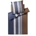 Produktbild: JOOP! Bettwäsche Cornflower Stripes 4069, Farbe Deep Ocean 28, 200x220cm