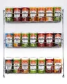 Produktbild: Ostmann Gewürze - gefülltes Gewürzregal mit 21 Gewürzdosen | Set aus Gewürze, Kräuter, Gewürzmischungen | zum Aufhängen | für die Schranktür | Menge: 1 Stück