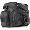 Produktbild: Mantona Premium Kameratasche - Universaltasche inkl. Schnellzugriff, Staubschutz, Tragegurt und Zubehörfach, geeignet für DSLM und DSLR Kameras, schwarz