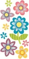 Produktbild: Heyda Sticker HEYDA 203780644 Stick-On's-MixBlumen groß 75 x165 cm