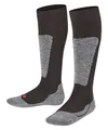 Produktbild: FALKE Unisex Kinder Skisocken Active Ski K Kh Wolle Funktionsmaterial warm dick 1 Paar, Schwarz Black 3000, 35-38