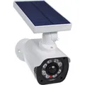 Produktbild: Comm-Tec Atrapa kamery SOL1800S solarna, migająca dioda, czujnik ruchu, oświetlenie LED (SOL1800S)