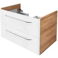 Produktbild: Fackelmann - Milano Waschtischunterschrank 80cm - Weiß Hochglanz -