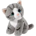 Produktbild: Heunec Plüsch Katze Kuscheltier grau - 14 cm - Spielzeug Plüschtier - Grau