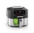 Produktbild: GOURMETmaxx Heißluftfritteuse Heißluftfritteuse FryBBQ, 5 l - 2 in 1: Heißluftfritteuse und Grill - mit 5 Modi, 2000 W, 7-Zoll-LED Displays, 5 Funktionen, 2000 W, 360°-Heißluftzirkulation