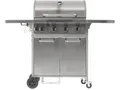 Produktbild: Lund Gasgrill Gasgrill 16kW, 4+1 Brenner, Edelstahl 136 × 53 × 109 cm, Gasgrill 16kW, 4+1 Brenner, Edelstahl 136 × 53 × 109 cm, Gasgrill 16kW, 4+1 Brenner, Edelstahl 136 × 53 × 109 cm