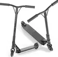 Produktbild: Apollo Stunt Scooter - Genesis Pro X | High End Stuntscooter, ABEC 9 Kugellagern | Trick Roller mit 110mm Wheels und Alu Core | Stunt Scooter Erwachsene Edition |Tretroller, Stuntroller - schwarz