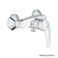 Produktbild: GROHE Eurosmart Standard EH-Brausebatt. Wandmontage eigens. chrom, 33555002