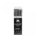 Produktbild: MOLOTOW Blackliner Set 2 - 4er Set Fineliner / Multiliner