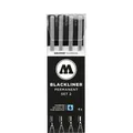Produktbild: MOLOTOW BLACKLINER SET 2 Fineliner-Set schwarz, 4 St.