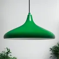 Produktbild: Pendelleuchte I Champion I Wohnzimmer, E27, Ø35 IKinderzimmer Lamp Schlafzimmer, Deckenleuchte Metall, Wohnzimmerlampe Hängelampe, Grün - Grün
