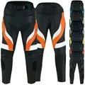 Produktbild: German Wear Motorradhose GW409T (mit 4 Protektoren) Motorradhose Biker Lederhose orange 52/L