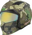 Produktbild: Bogotto Motorradhelm Radic Camo 22.06 Helm, Ratschenverschluss, ECE 22.06