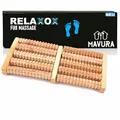 Produktbild: RELAXOX Premium Fußmassageroller Holz Fußmassage Fuß Massage
