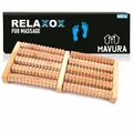 Produktbild: RELAXOX Fußmassageroller Fußmassagegerät Fußroller Holzroller Fuß Massagegerät