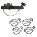 Produktbild: UNIVERSAL MONTAGESATZ FÜR DACHBOXEN - Adapter U Bügel Montage Kit Dachbox