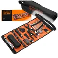 Produktbild: Black & Decker Rolltasche mit Autozwerkzeug-Zubehör 71-tlg.  A7144-XJ