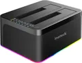 Produktbild: Inateck USB 3.0 USB-C Festplatten Dockingstation 2,5/3,5 Zoll SATA HDD SSD RGB
