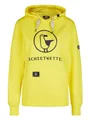 Produktbild: SCHIETWETTER Damen Hoodie Gerti, Kapuzenpullover, modisch, kuschelig Yellow/Navy 46
