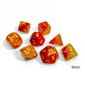 Produktbild: Würfel - Lab Dice - Gemini Gellow-Red/yellow LUMINARY™ (7+1 Würfelset-Tube)