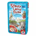 Produktbild: Schmidt Spiele Stadt, Land, Fluss, Bring-Mich-Mit-Spiel in Metalldose Brettspiel