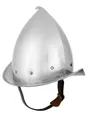 Produktbild: Battle-Merchant Spitzer Morion Helm 1,3 mm Stahl Landsknecht Mittelalter LARP