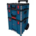 Produktbild: Bosch Werkzeugkoffer L-BOXX Contractor Set 3, 1600A037DY, Professional, leer, 3-teilig, Kunststoff Trolley