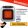 Produktbild: WellHeater™ Heizlüfter Mini Heizstrahler Keramik Elektroheizer Heizung Steckdose