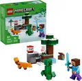 Produktbild: LEGO® Steves Abenteuer in der Taiga (21583), LEGO Minecraft Konstruktionsspielsteine, (79 St), Made in Europe
