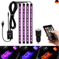 Produktbild: Auto LED Innenbeleuchtung USB Ambientebeleuchtung Autozubehör mit Fernbedienung
