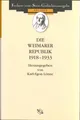 Produktbild: Karl E Lönne / Die Weimarer Republik 1918-19339783534048236