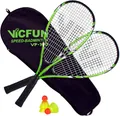 Produktbild: Raketensport Vicfun Speed Badminton 100 Set green VC186800 Grün 57 x 27 x 3 cm