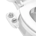 Produktbild: LUXE Bidet NEO 185 Plus – WC-Sitzaufsatz der nächsten Generation mit innovativen EZ-Lift-Scharnieren, Doppeldüsen und 360°-Selbstreinigungsmodus (Chrom)