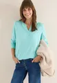 Produktbild: CECIL Tunikashirt Split Neck mit Knopfdetail