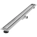 Produktbild: LuxeBath Duschrinne, Silber, Metall, Rechteckig, 13.9x7.8x94 cm, Badezimmer, Baden & Duschen, Duschtasse