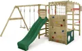 Produktbild: Klettergerüst Fatmoose ActionArena Air XXL mit Doppelschaukel und Rutsche in Grün