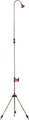 Produktbild: Grafner Aluminium Gartendusche mit Teleskopstativ, höhenverstellbar 172-275 cm, Duschstrahl stufenlos verstellbar, mit massiven Erdankern für optimal Stand, leicht & schnell aufgebaut, Campingdusche