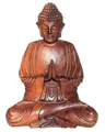 Produktbild: Wogeka - Super schöner 20 cm Gebet Buddha Meditation Holz Budda Feng Shui BMGEBET20