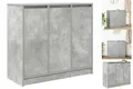 Produktbild: Sideboard Anrichte Schrank Lowboard Wohnzimmer Betongrau 85x34x76 Cm Holzwerksto