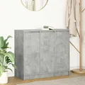 Produktbild: Sideboard Betongrau 85x34x76 cm Holzwerkstoff Wohnzimmer Kommode